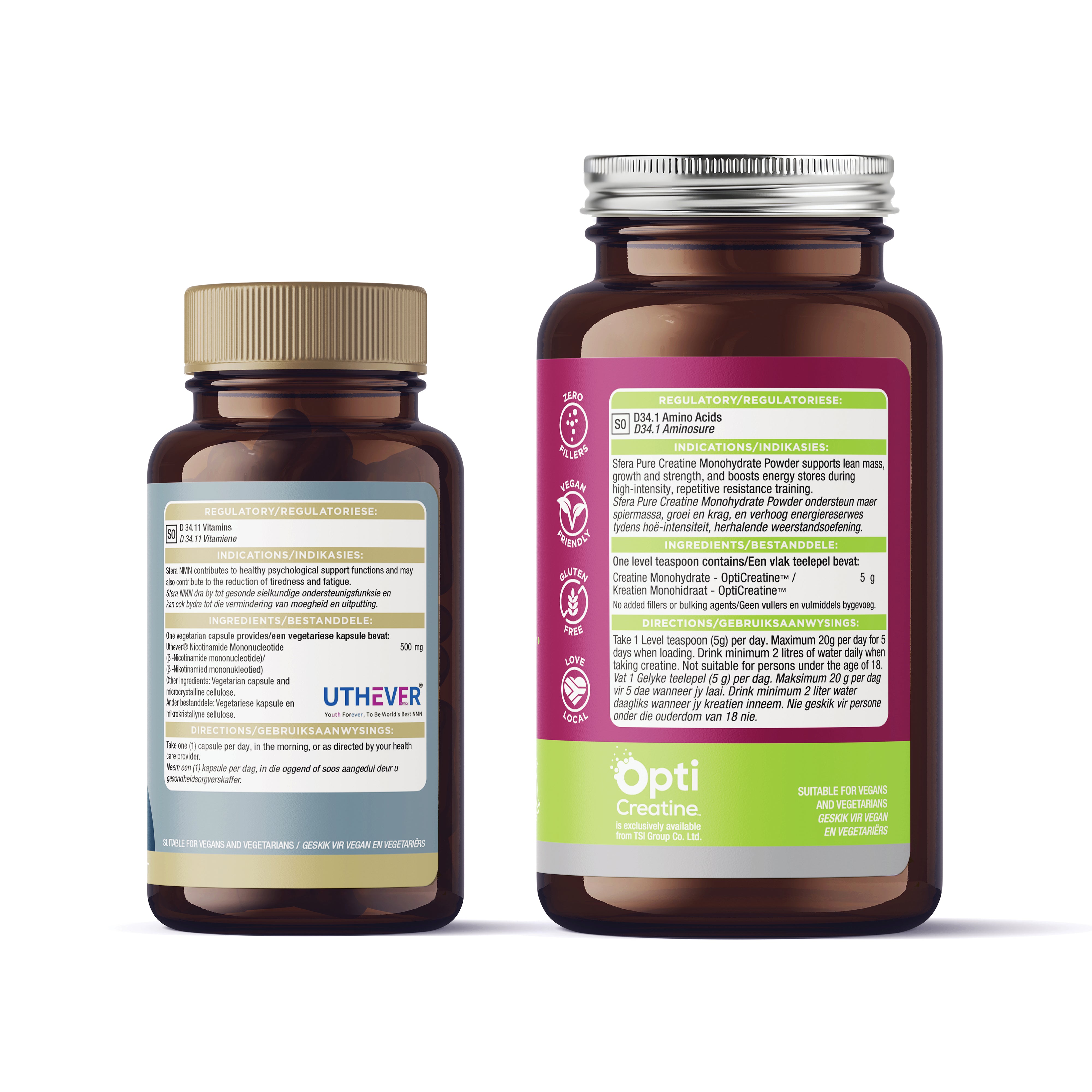 Sfera - Pure Creatine Monohydrate 240g & NMN 60s Combo Pack
