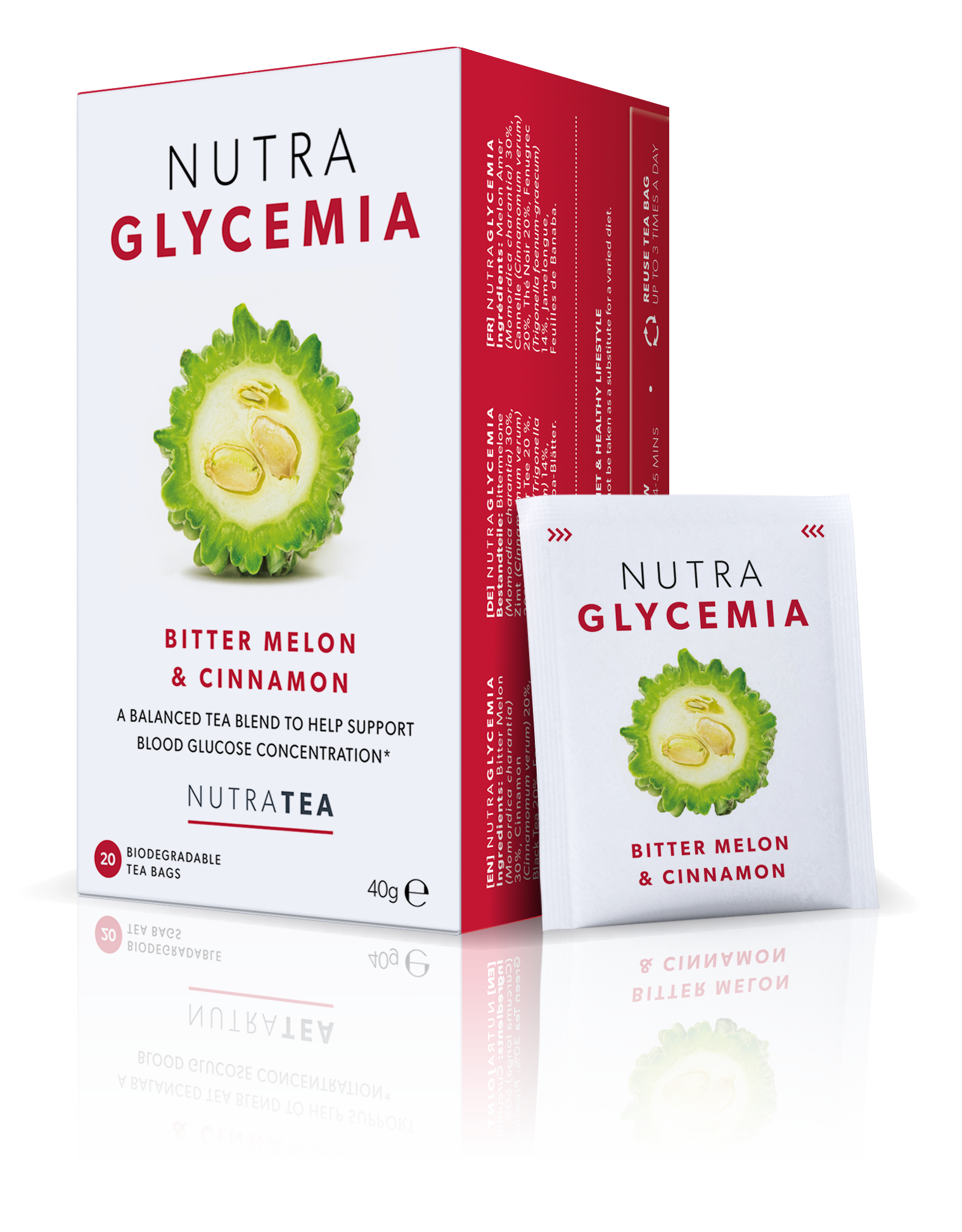 NutraTea - Tea Glycemia Herbal Blend 20s 40g