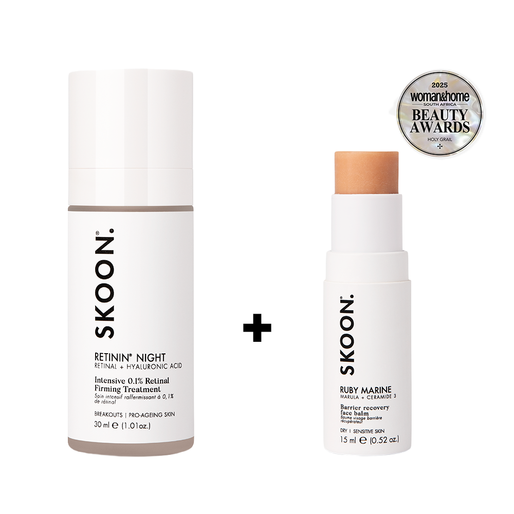 SKOON - The Overnight Reset Set Retinin Night 30ml + Ruby Marine Stick 15ml