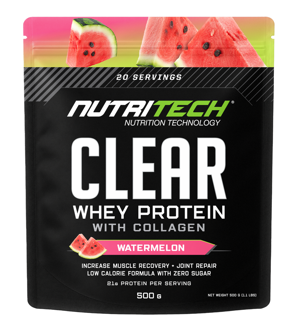 Nutritech - Clear Whey Protein Isolate Watermelon 500g