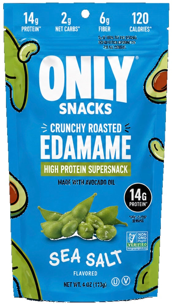 Only Snacks - Edamame Beans Roasted Sea Salt 113g