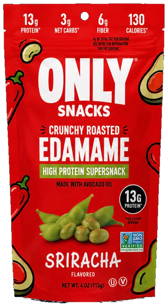 Only Snacks - Edamame Beans Roasted Sriracha 113g