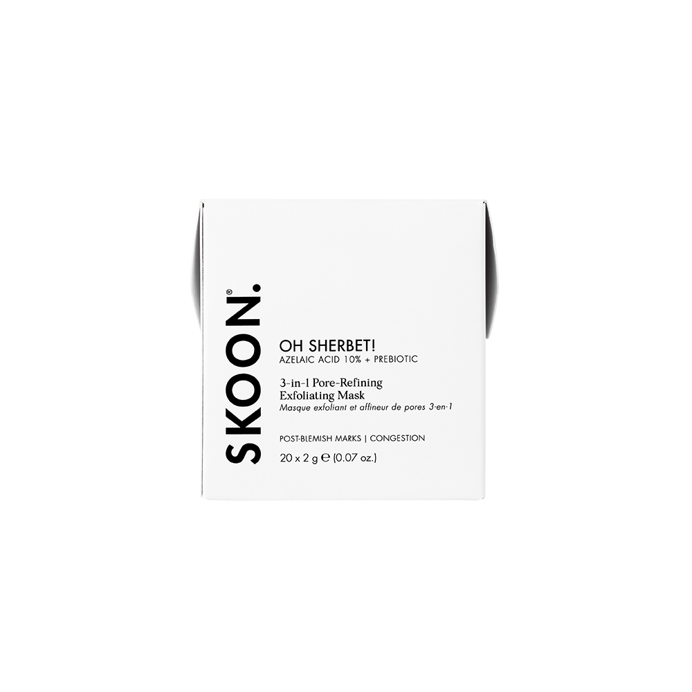 SKOON - Oh Sherbet  3-in-1 Clay Mask Sachets x2