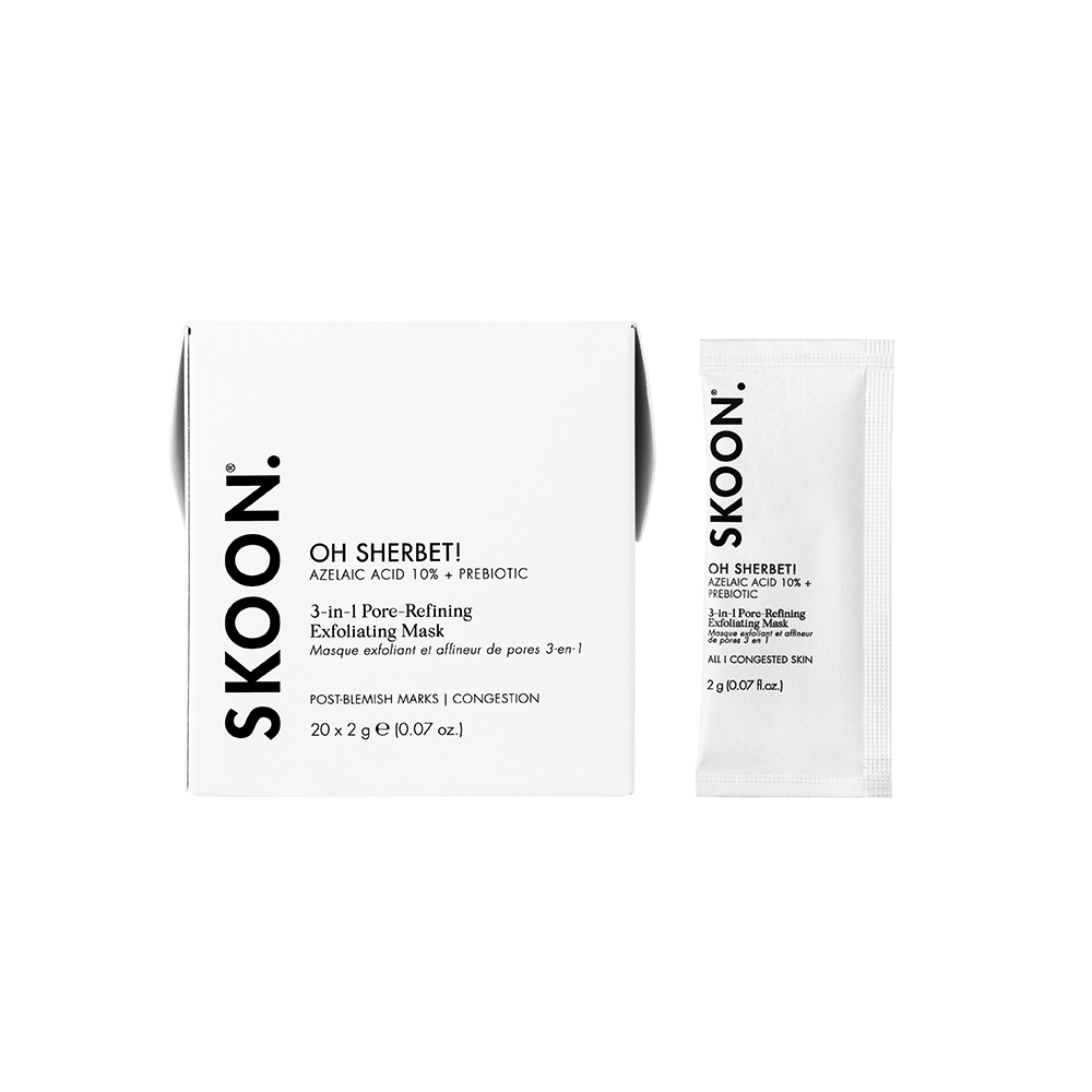 SKOON - Oh Sherbet  3-in-1 Clay Mask Sachets x2
