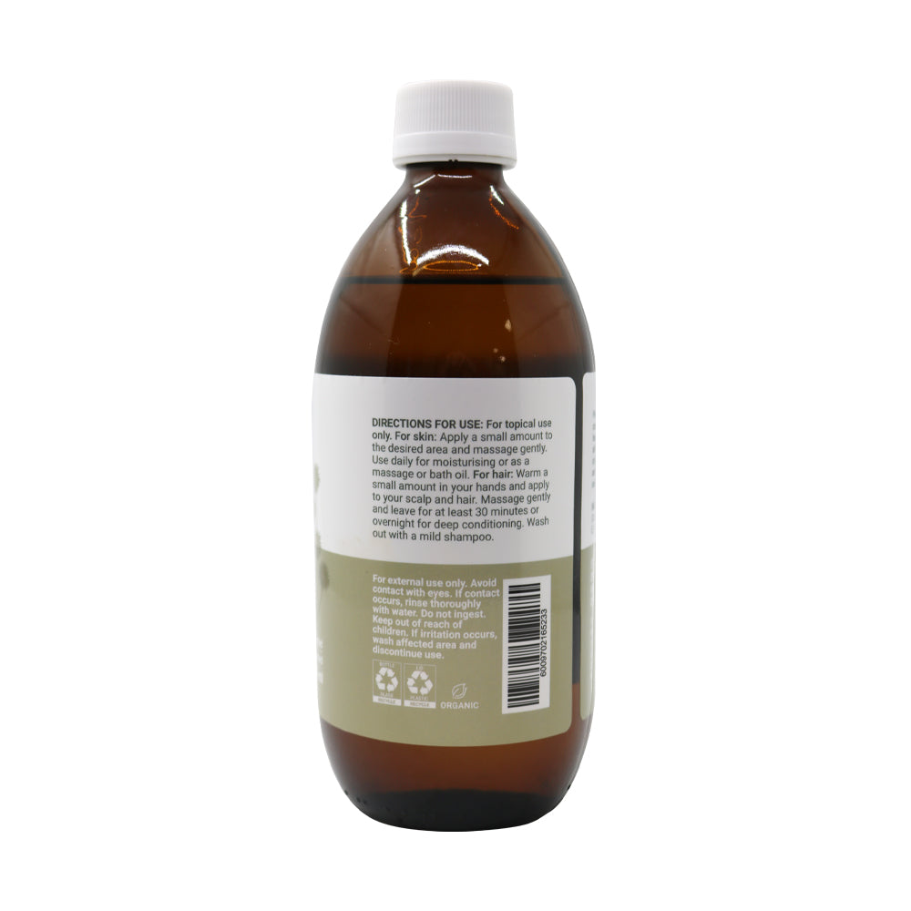 Wellness – Organic Castor Oil (Cold pressed, hexane free) 500ml