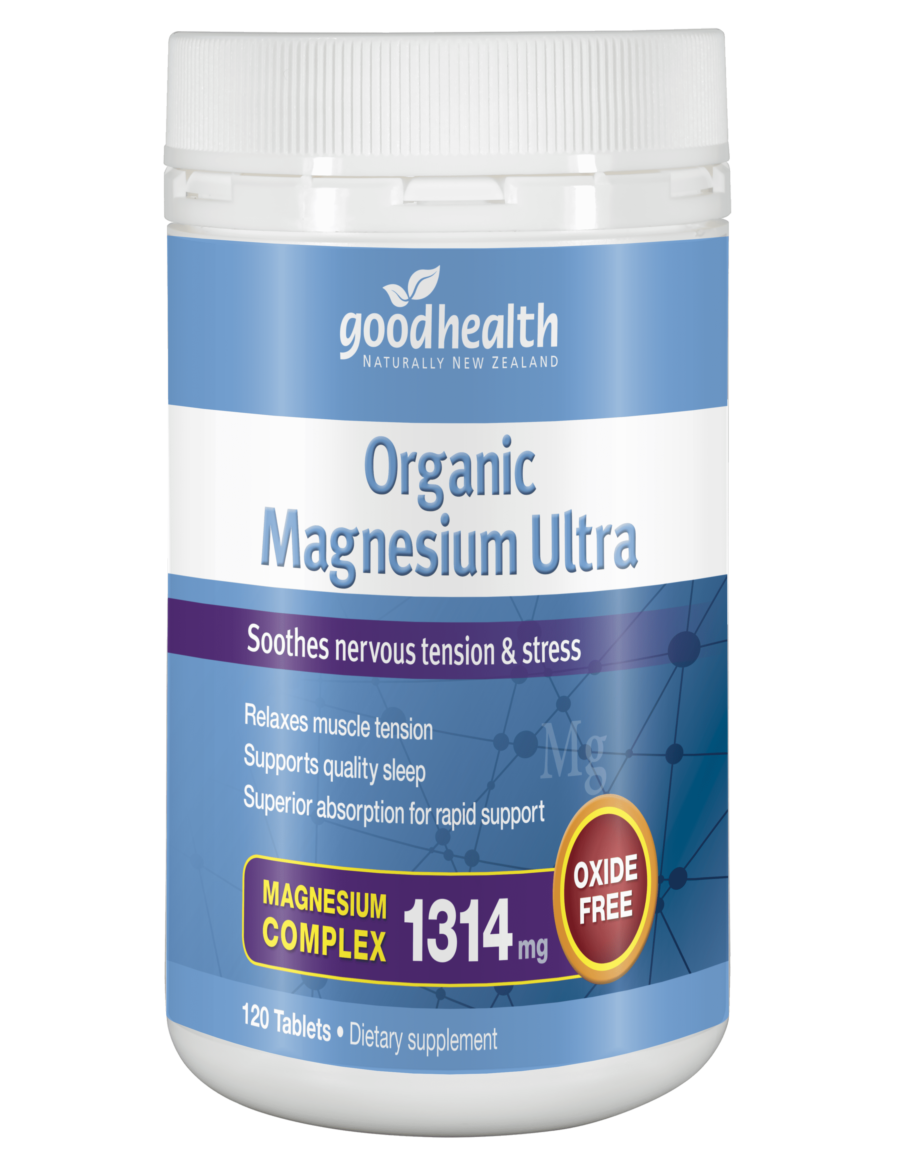 Good Health - Magnesium Ultra Organic 120s
