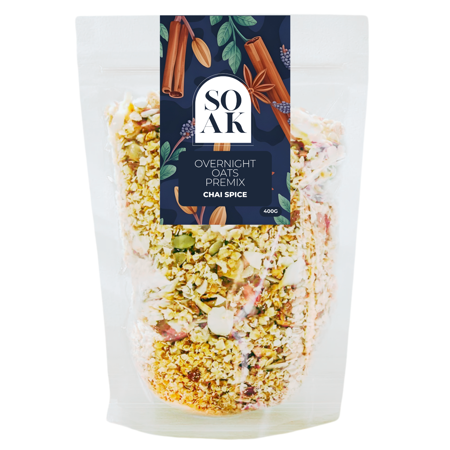 SOAK - Overnight Oats Premix Chai Spice 400g