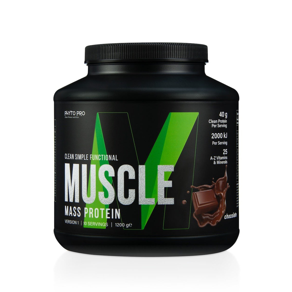 Phyto Pro - Muscle Mass Protein Chocolate 1200g