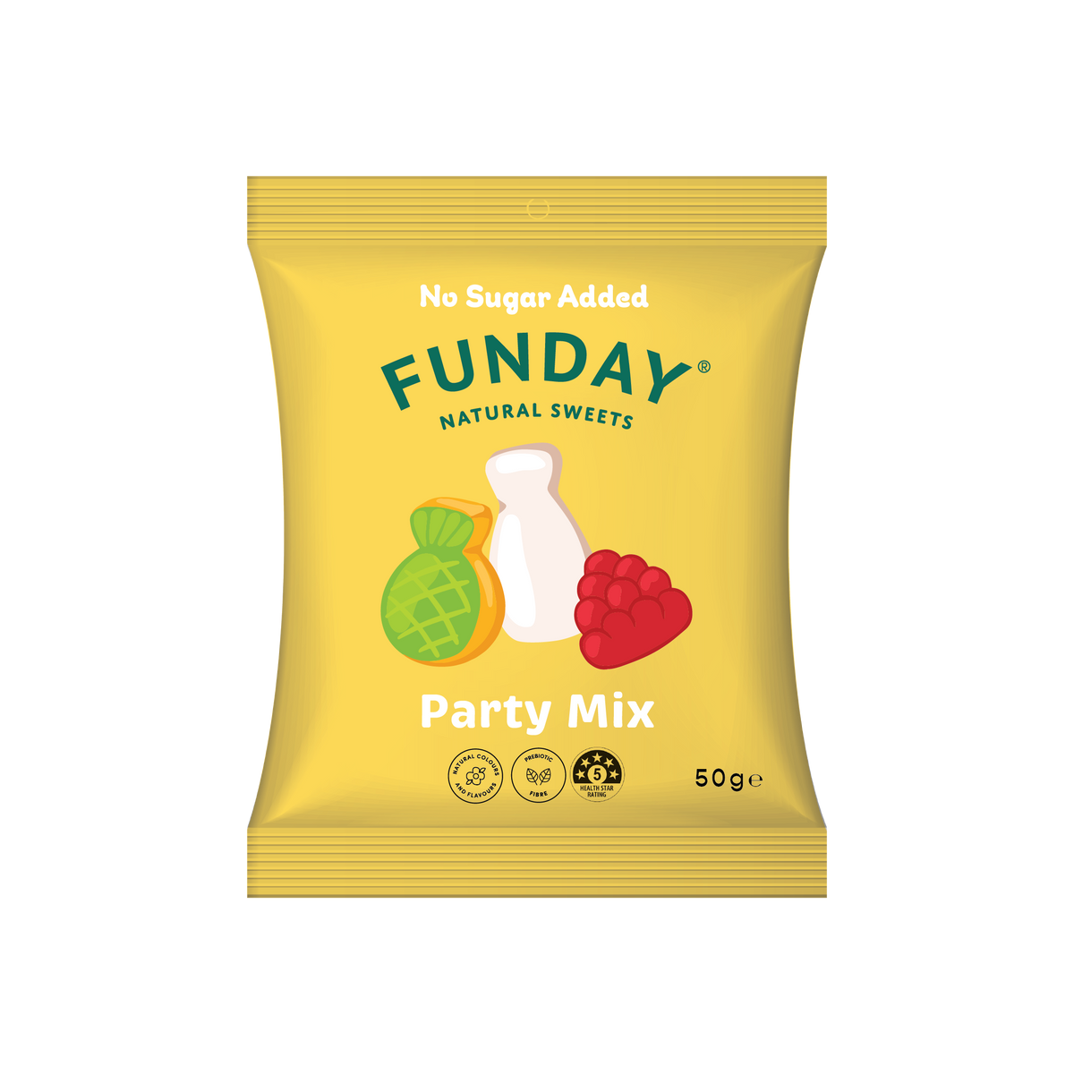 FUNDAY - Gummies Party Mix No Added Sugar 50g