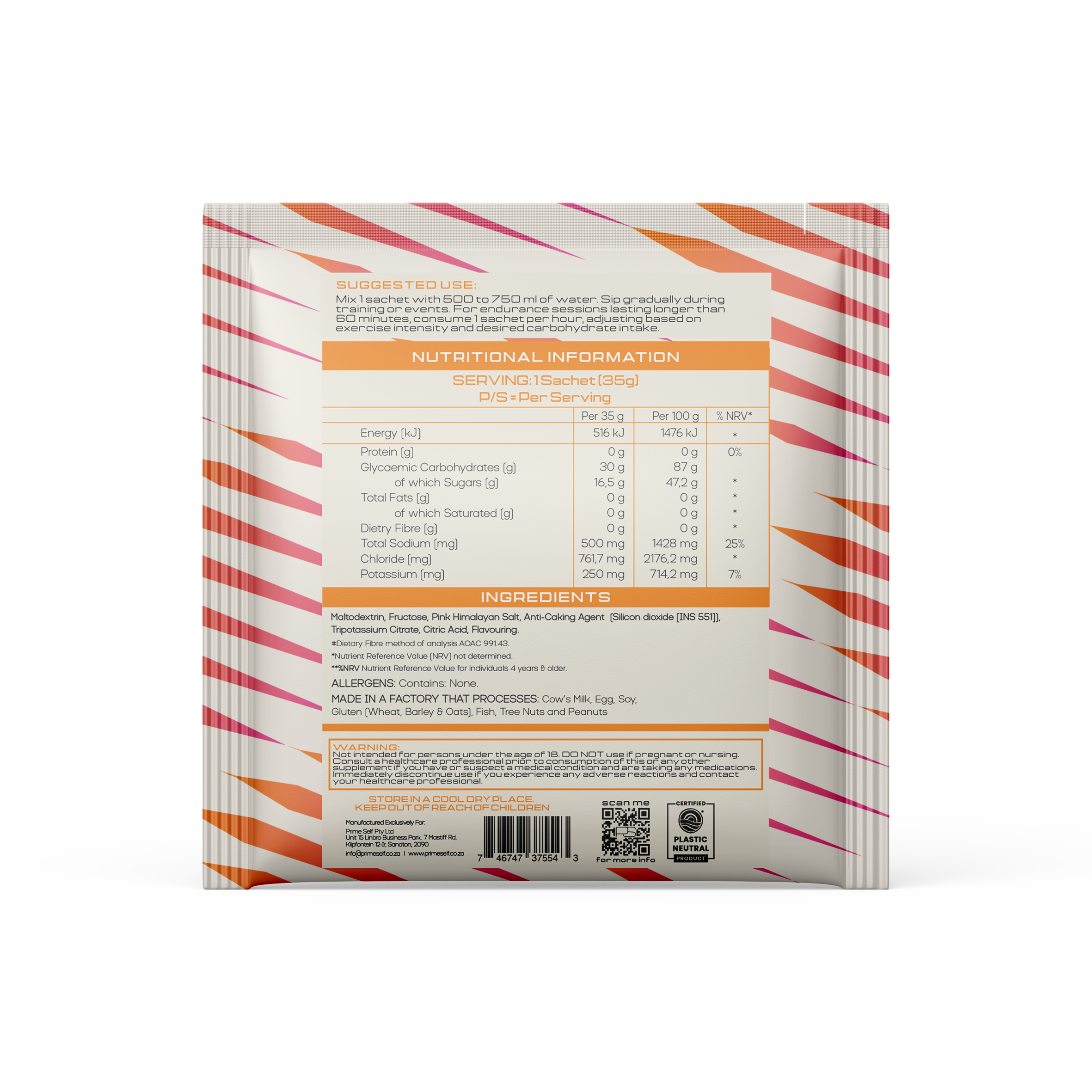 PrimeSelf - Performance Fuel Pouch 10s