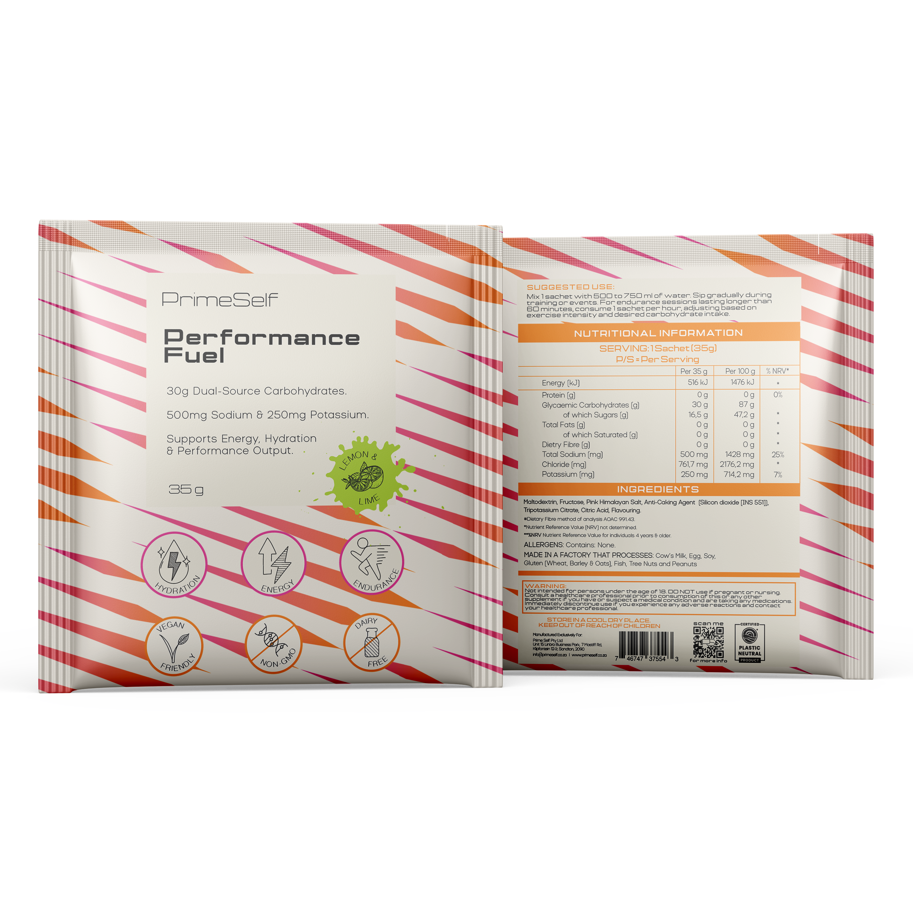 PrimeSelf - Performance Fuel Pouch 10s