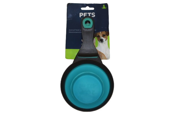 Eco Lifestyle - Foldable Pet Food Scoop Blue 237ml