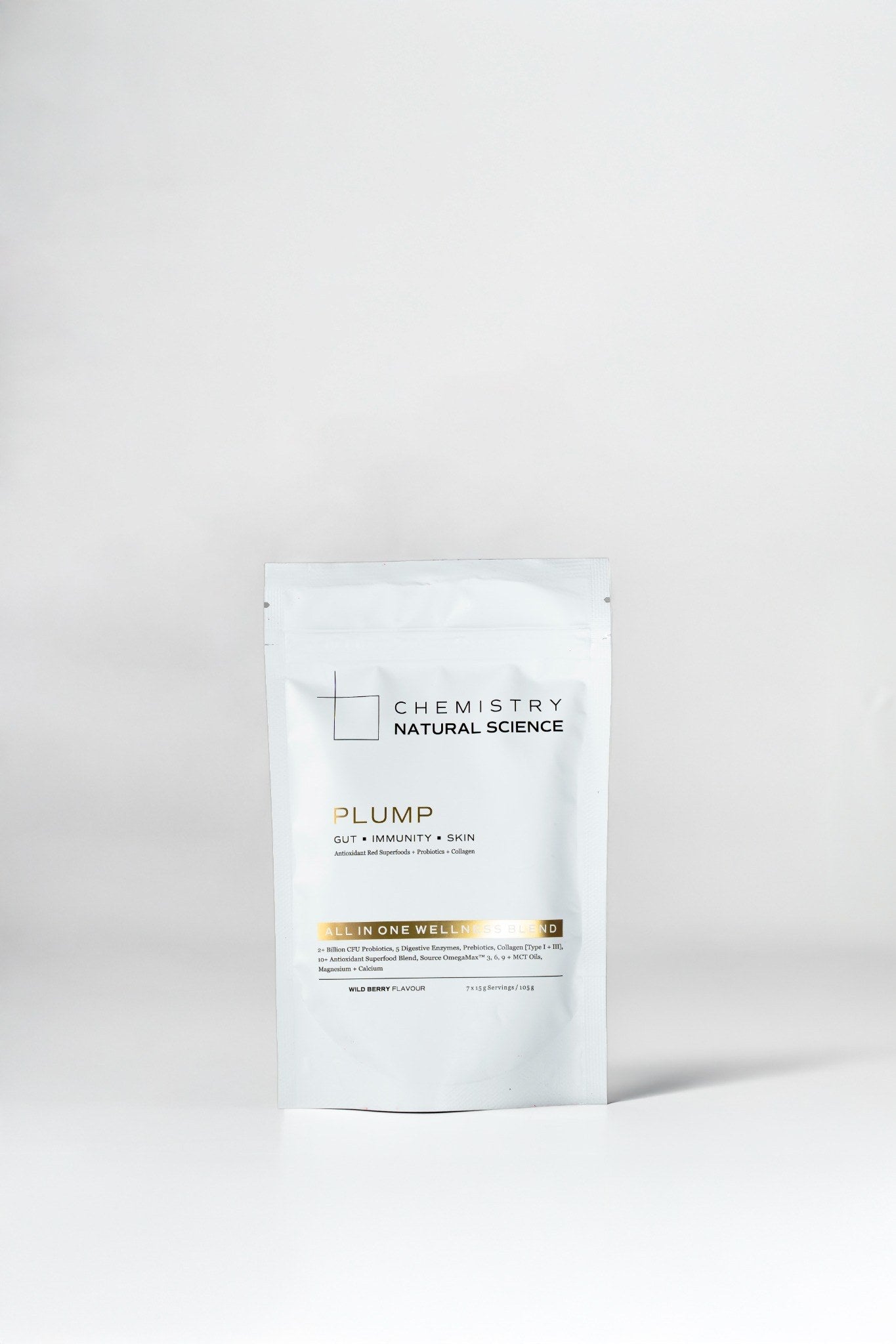 Chemistry Natural Science - Plump Gut Immunity Skin Wellness Blend 105g