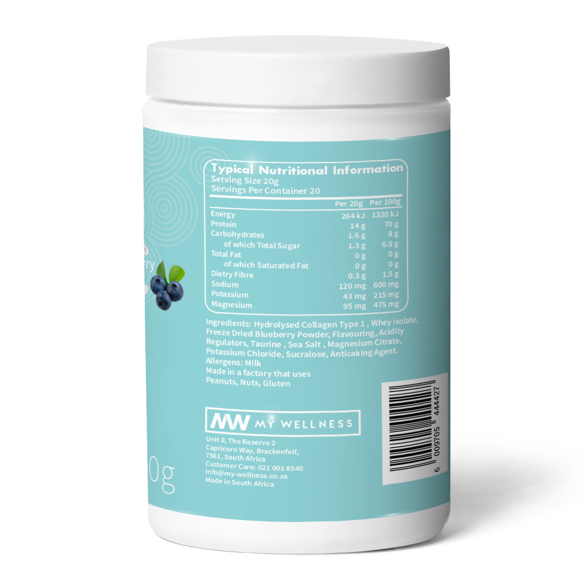 My Wellness - HER Protein Hydrator Blueberry 400g