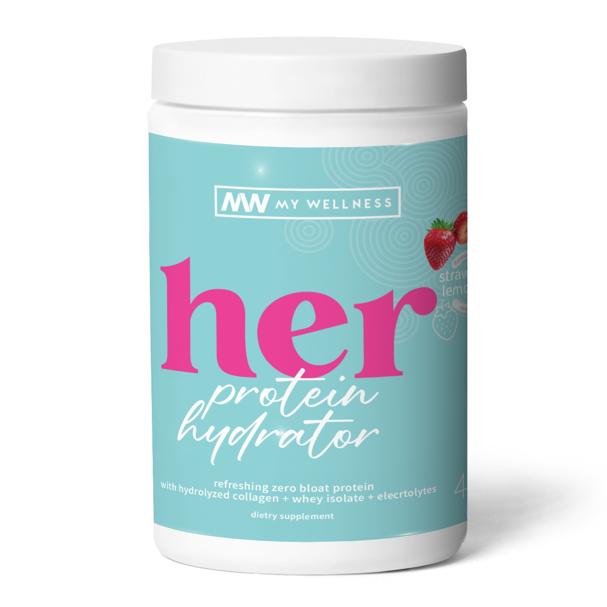 My Wellness - HER Protein Hydrator Strawberry Lemonade 400g