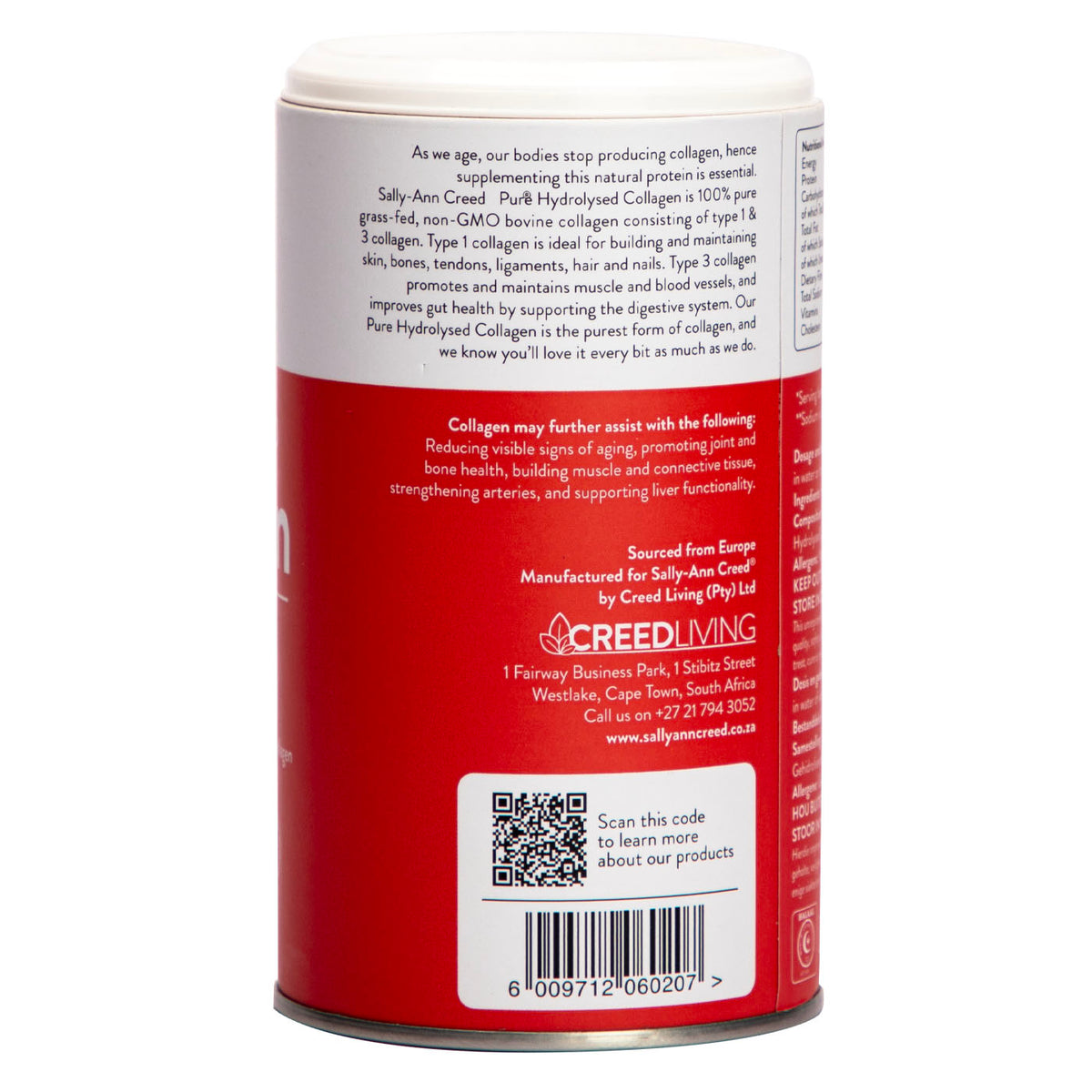 Sally-Ann Creed - Pure Collagen Hydrolised Tube Sachets