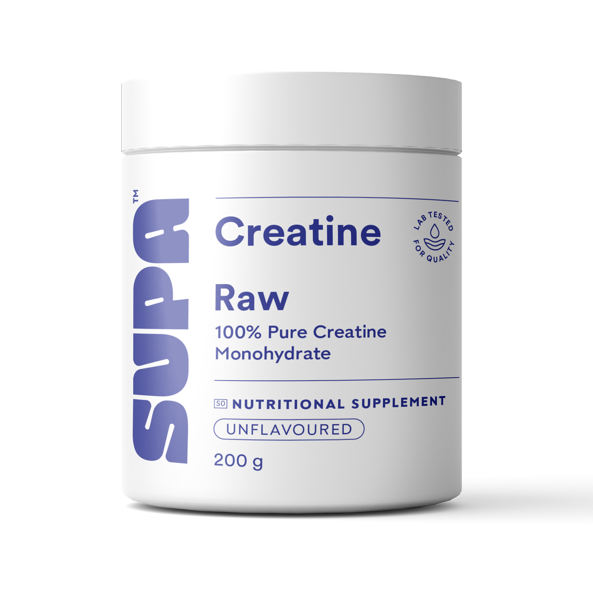 SupaCreatine - Raw Unflavoured 200g