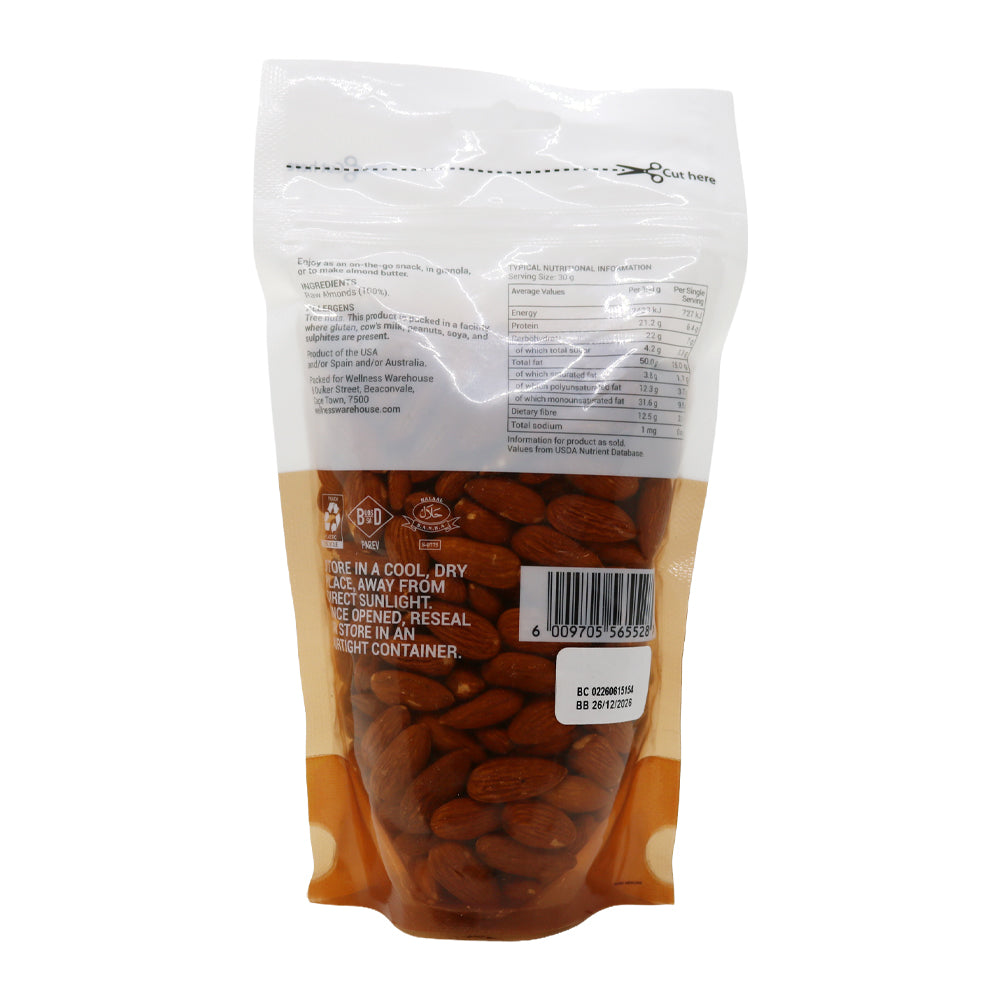 Wellness - Almonds Raw 300g