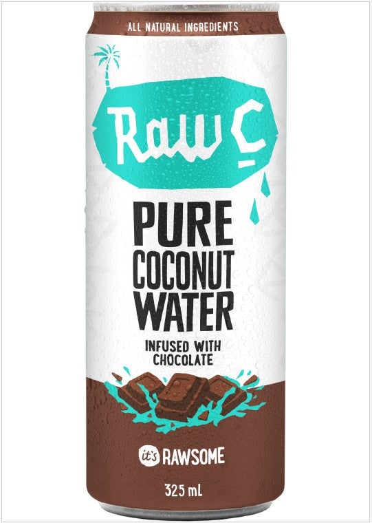 Raw C - Coconut Water With Chocolate Can 325ml