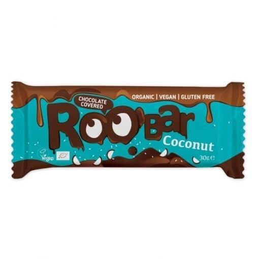 Roobar - Bar Coconut Chocolate Covered 30g