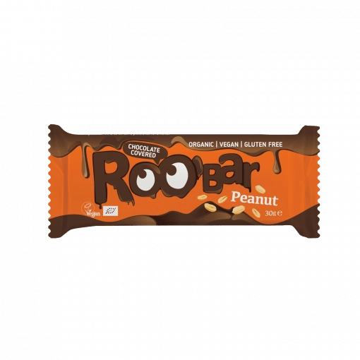 Roobar - Bar Peanut Chocolate Covered 30g