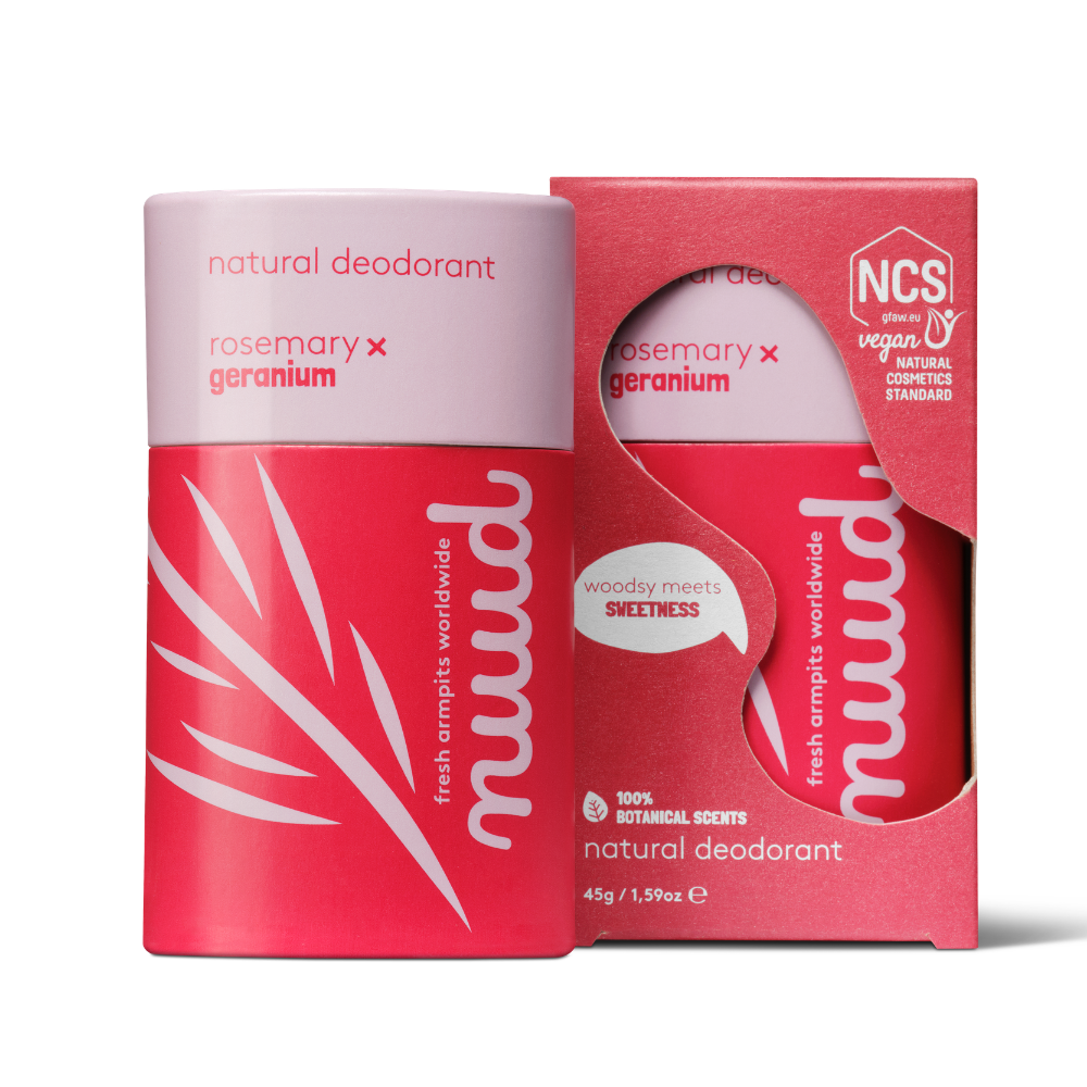 Nuud - Stick Deodorant Rosemary X Geranium 45g
