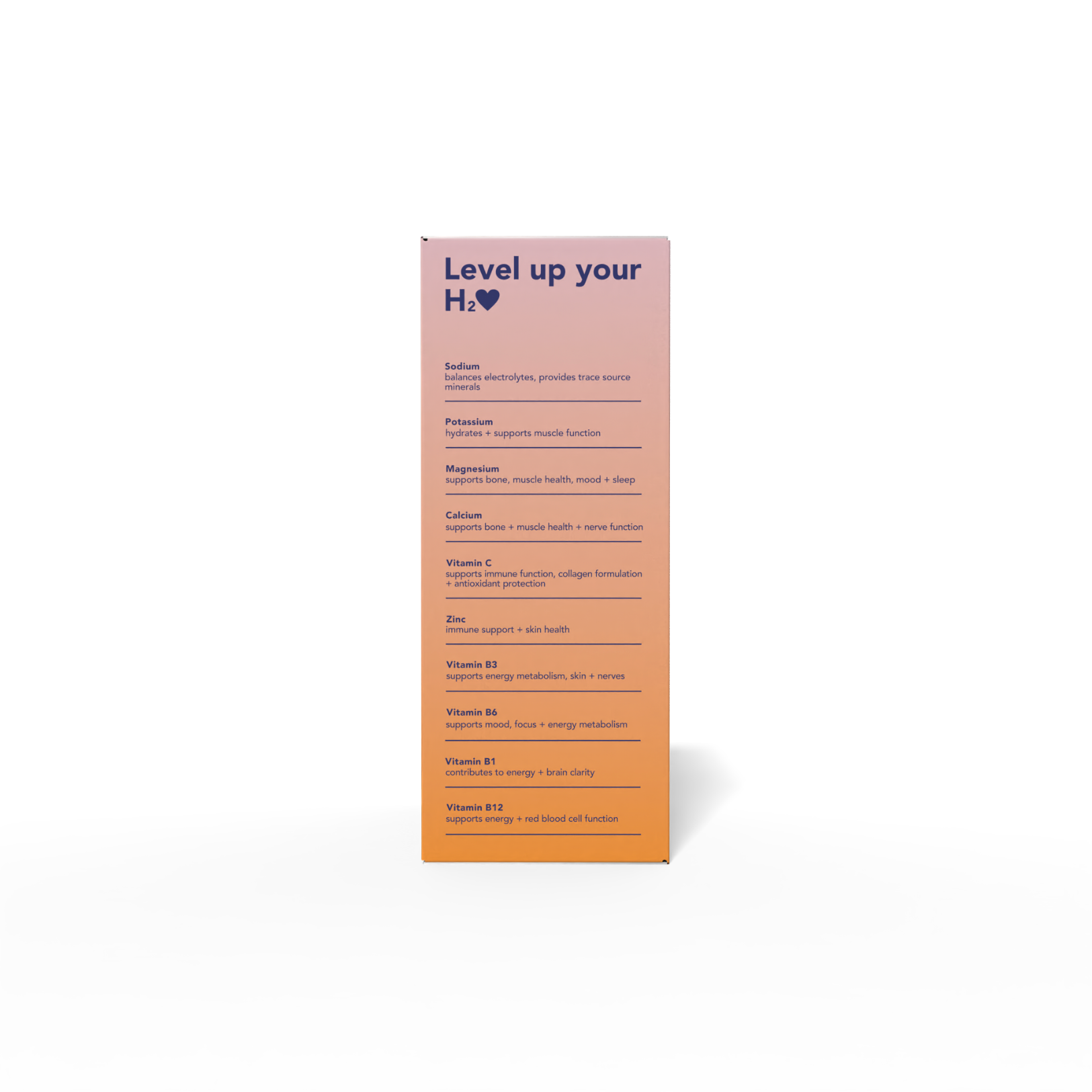 SIP - Daily Electrolyte & Vitamin Sachets Orange Bomb 20s