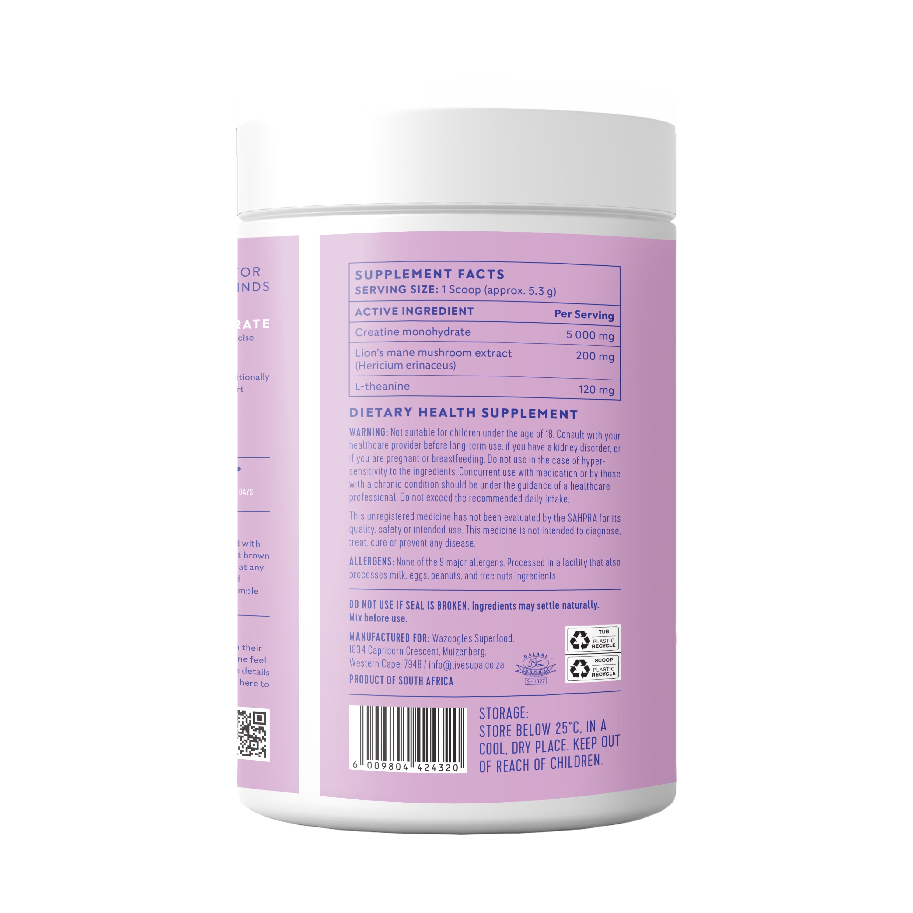 SupaCreatine - Focus Unflavoured 450g