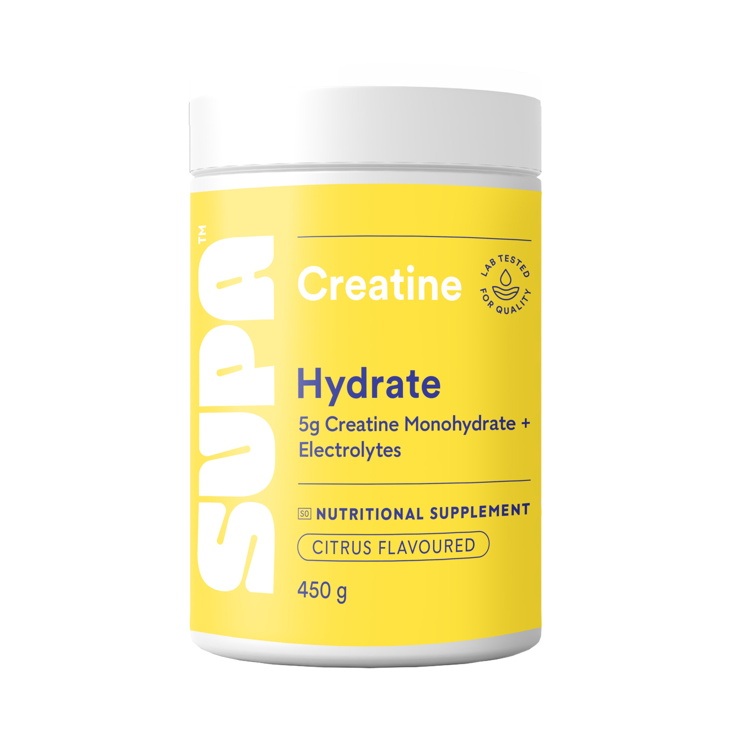 SupaCreatine - Hydrate Citrus Flavour 450g