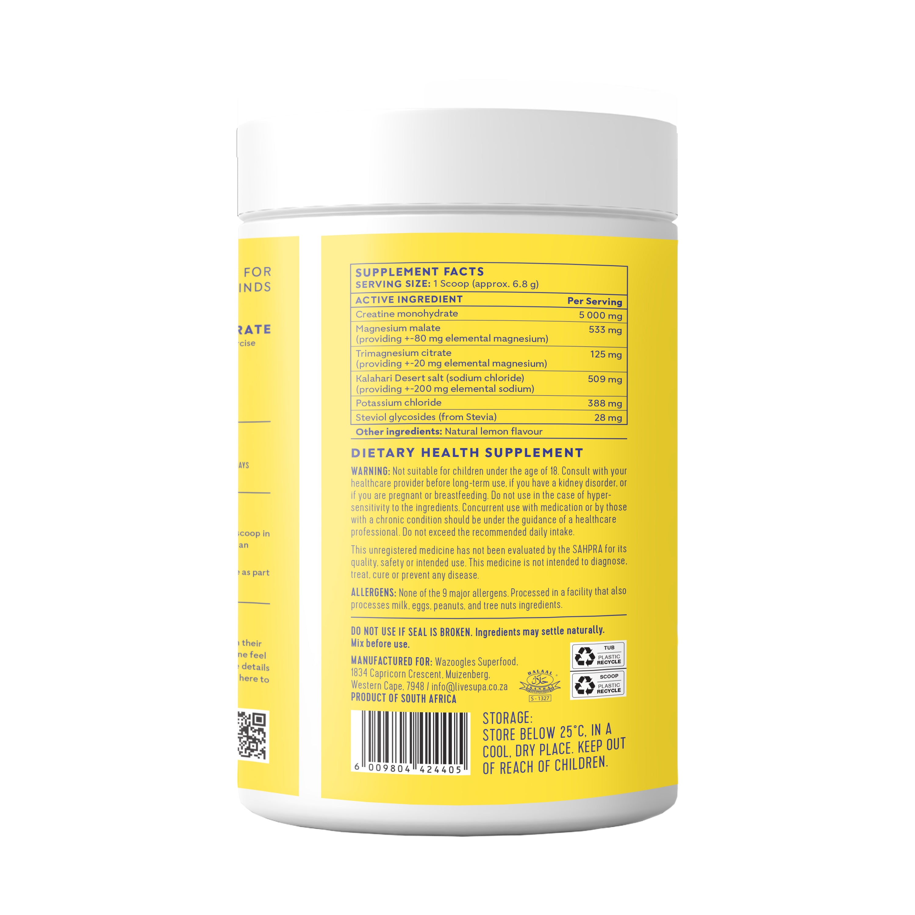 SupaCreatine - Hydrate Citrus Flavour 450g