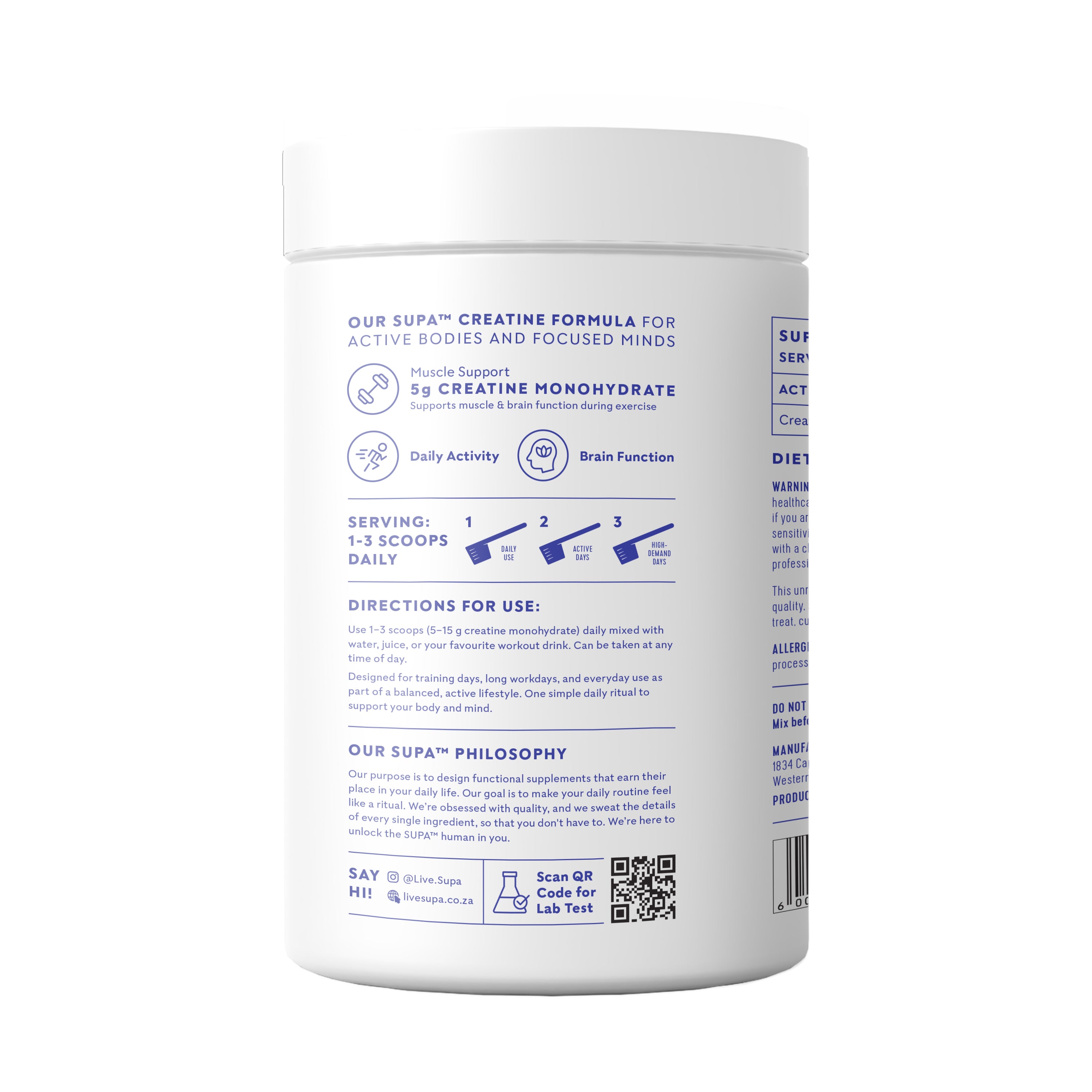 SupaCreatine - Raw Unflavoured 450g