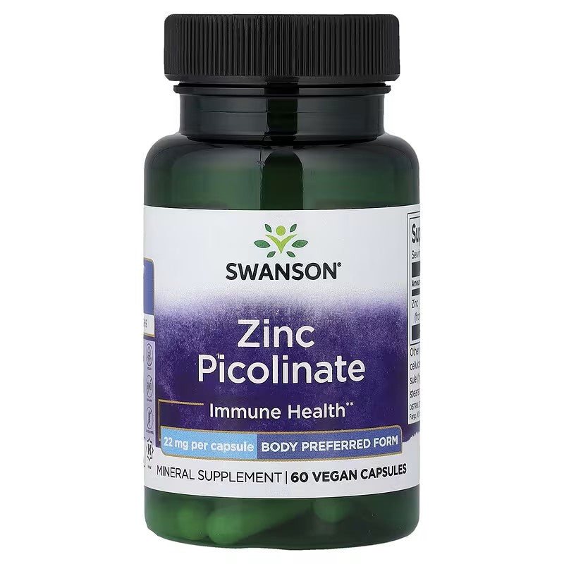 Swanson - Zinc Picolinate 22mg 60s