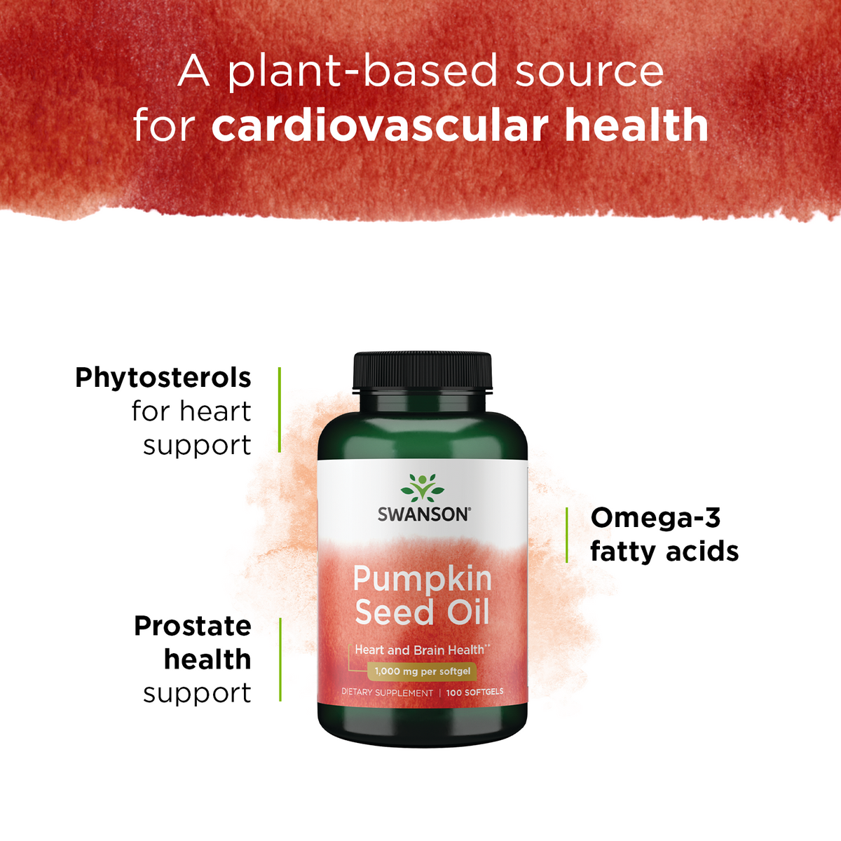 Swanson - Pumpkin Seed Oil 100mg 100s