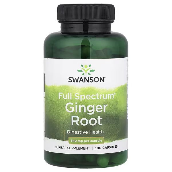 Swanson - Full Spectrum Ginger Root 540mg 100s