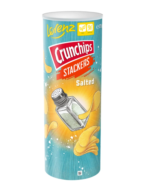 Lorenz Naturals - Crunchips Stackers Salted 175g