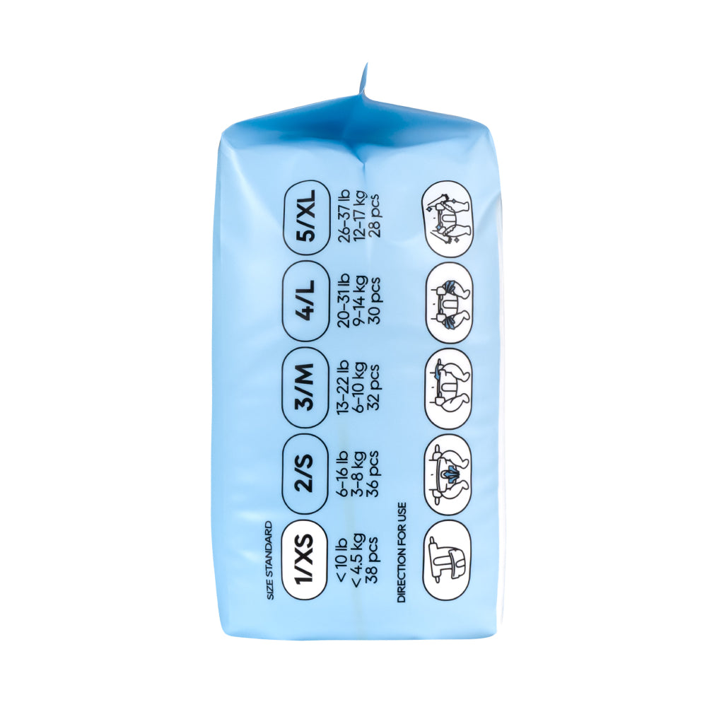 Eco Boom - Air Bamboo Diapers XS 38s