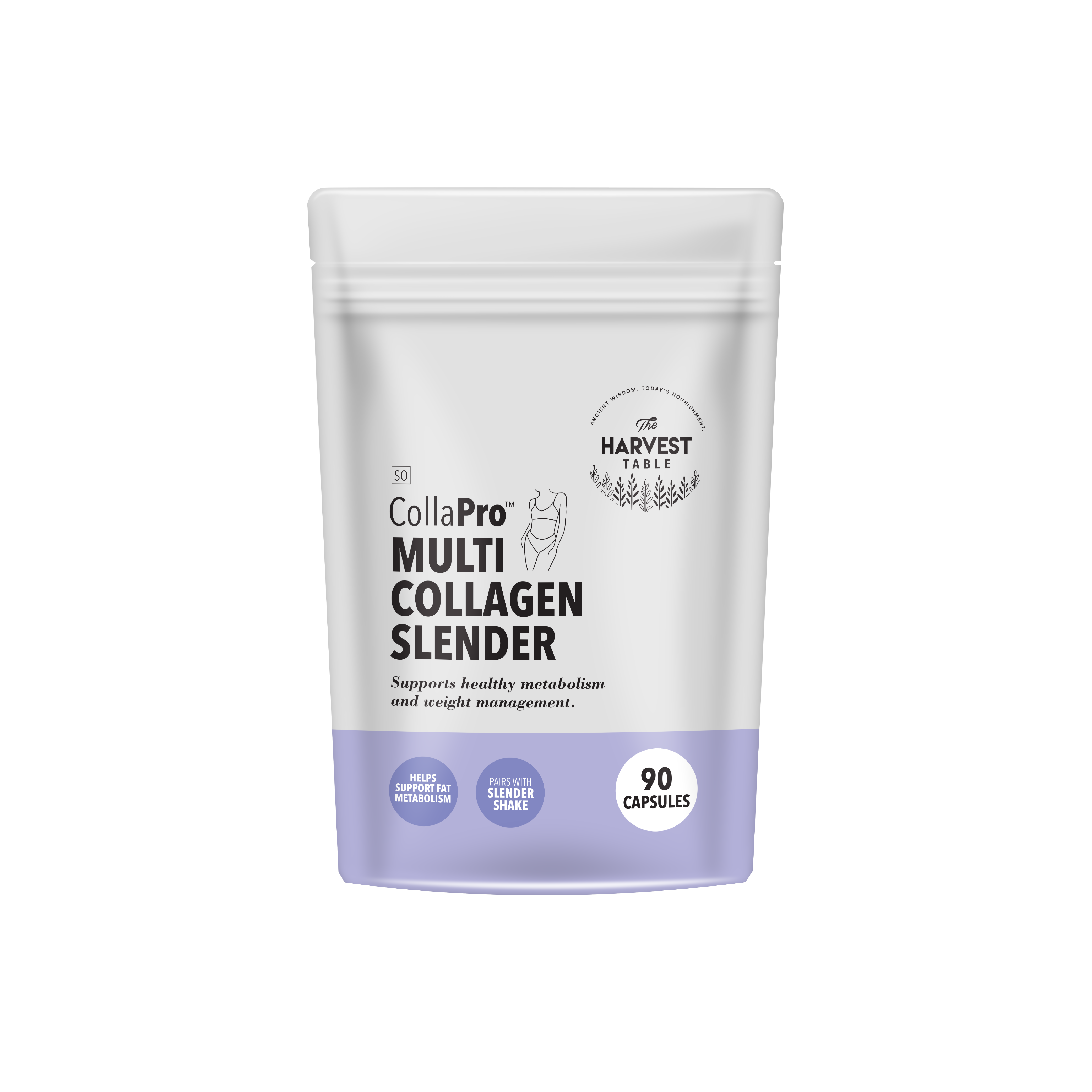 The Harvest Table - CollaPro Multi Collagen Slender Capsules 90 Pouch