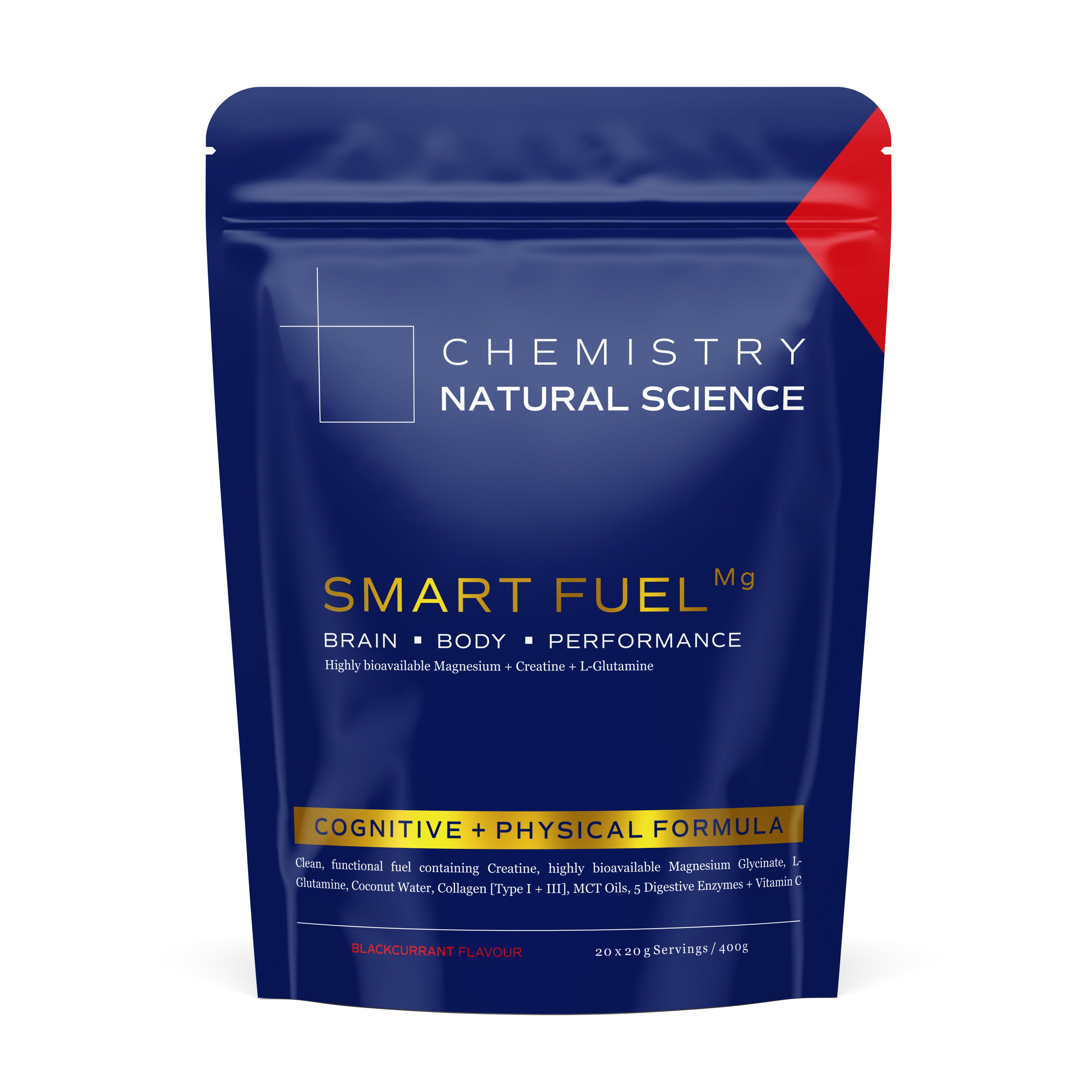 Chemistry Natural Science - Smart Fuel Brain & Body Wellness Blend Blackcurrant 400g