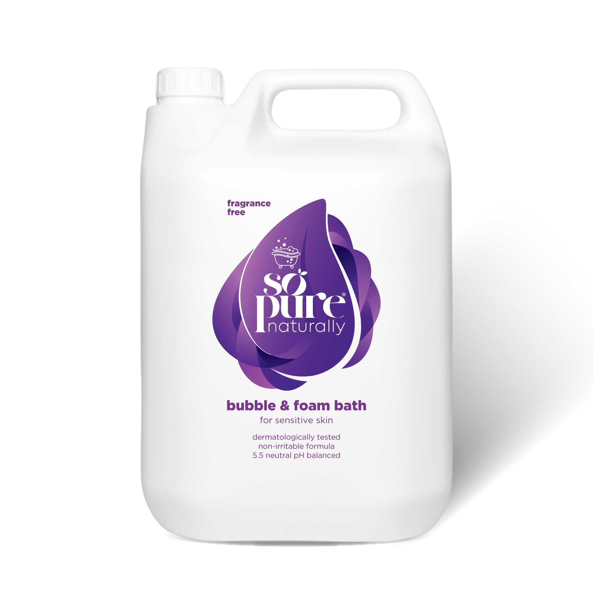 SoPure - Bubble Bath Fragrance Free 5L