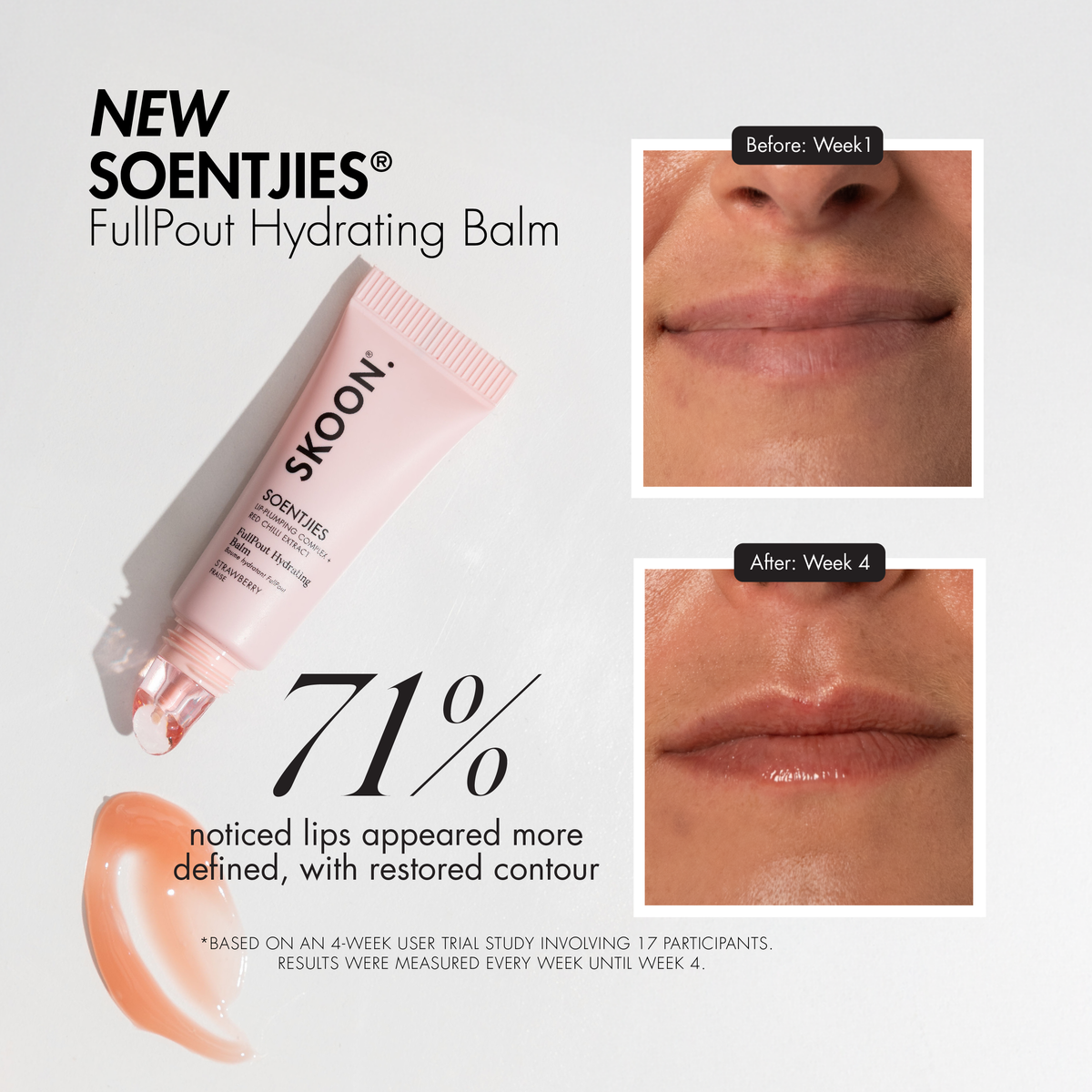 SKOON - Dream Lips Set Soenjties FullPout Hydrating Lip Balm 8ML + Soentjies Overnight Repair Lip Mask 5ml