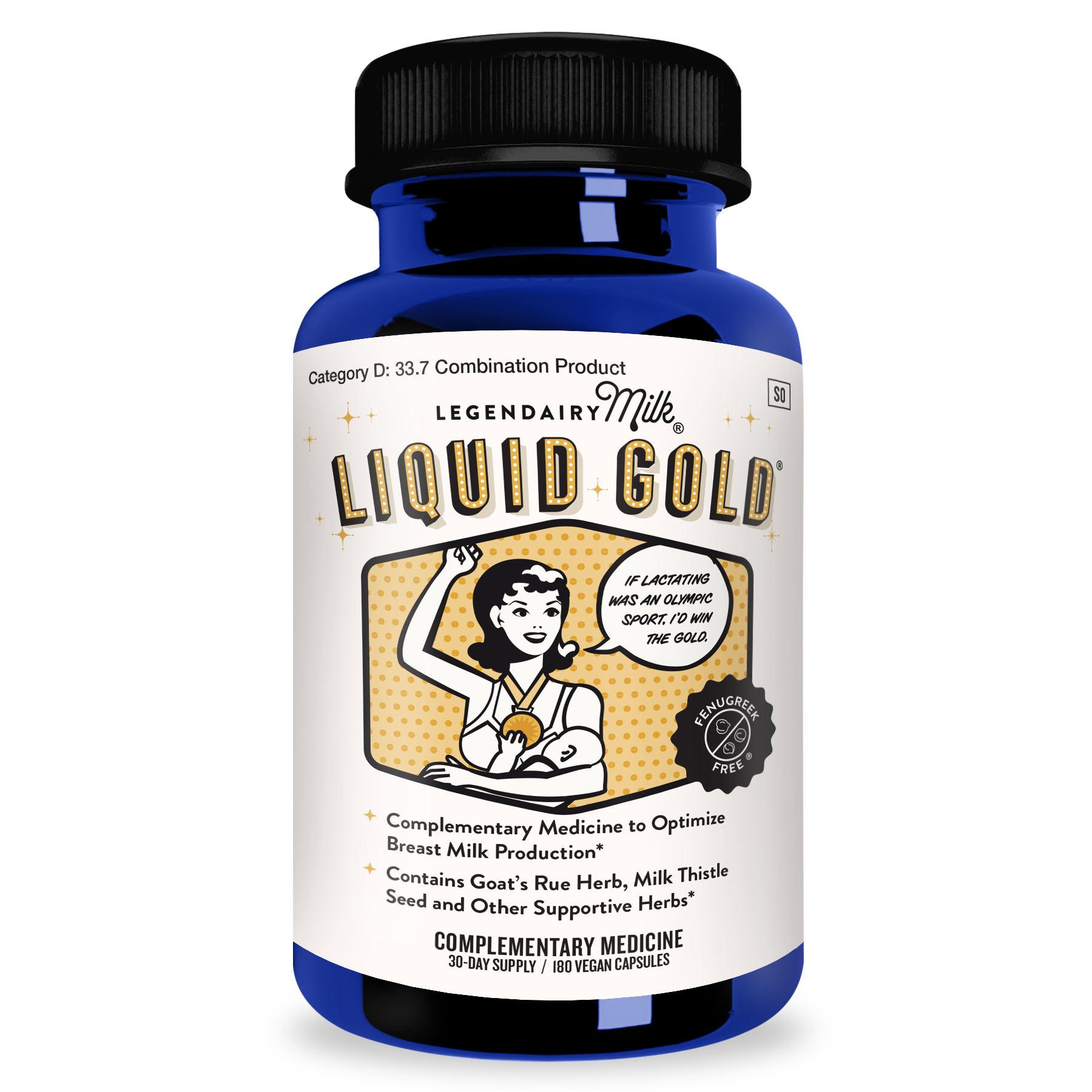 Legendairy Milk - Liquid Gold Herbal Lactation Supplement 180s