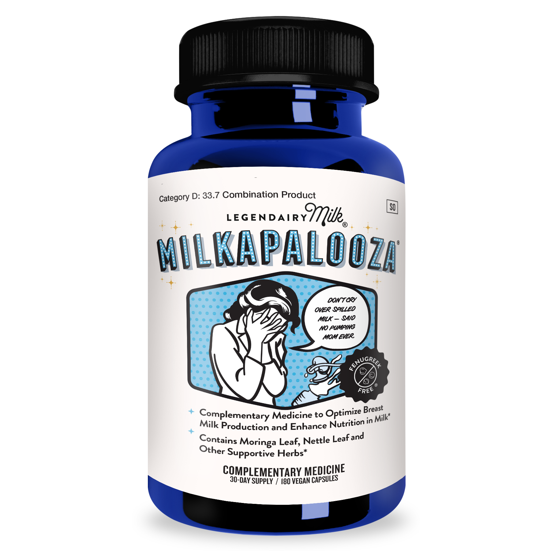 Legendairy Milk - Milkapalooza Herbal Lactation Supplement 180s