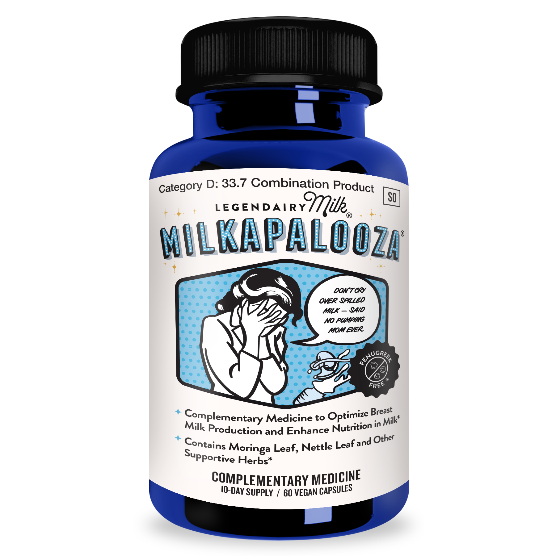 Legendairy Milk - Milkapalooza Herbal Lactation Supplement 60s