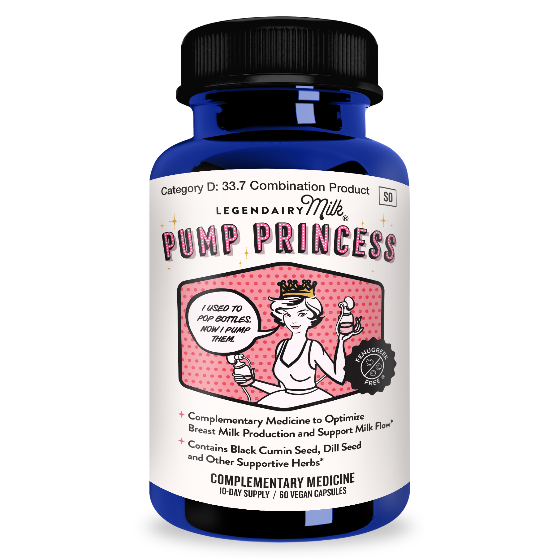 Legendairy Milk - Pump Princess Herbal Lactation Supplement 60s