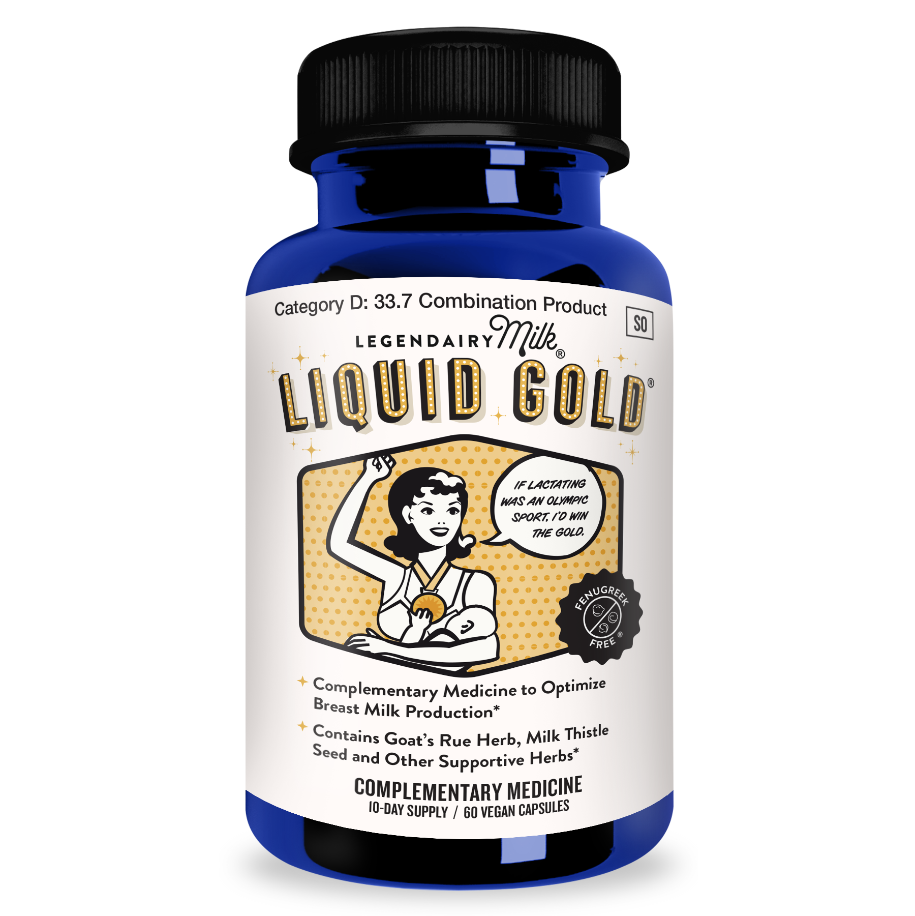 Legendairy Milk - Liquid Gold Herbal Lactation Supplement 60s
