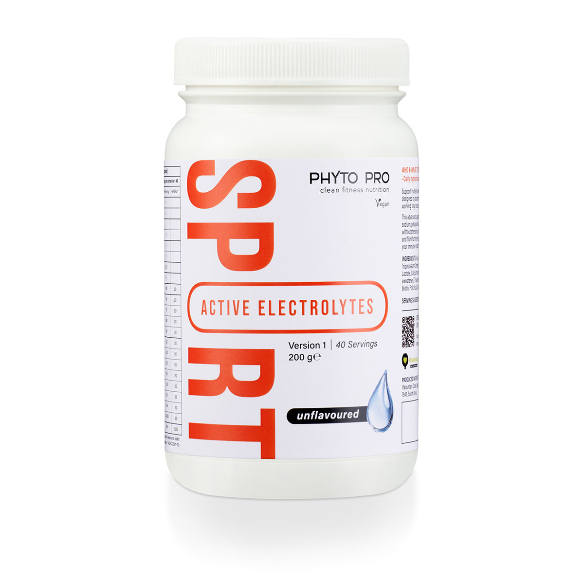 Phyto Pro - Sport Active Electrolytes Unflavoured 200g