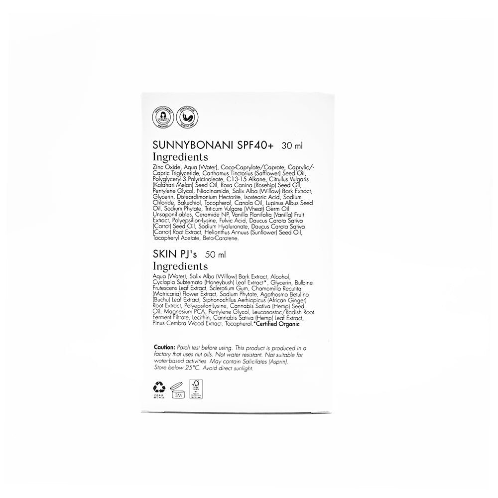 SKOON - Daily Defence Duo Sunnybonani SPF40+ 30ml + Skin Pjs 50ml