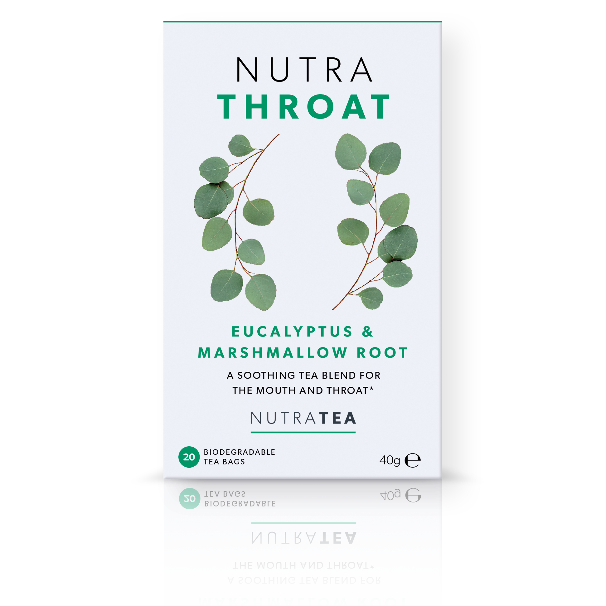 NutraTea - Tea Throat Herbal Blend 20s 40g