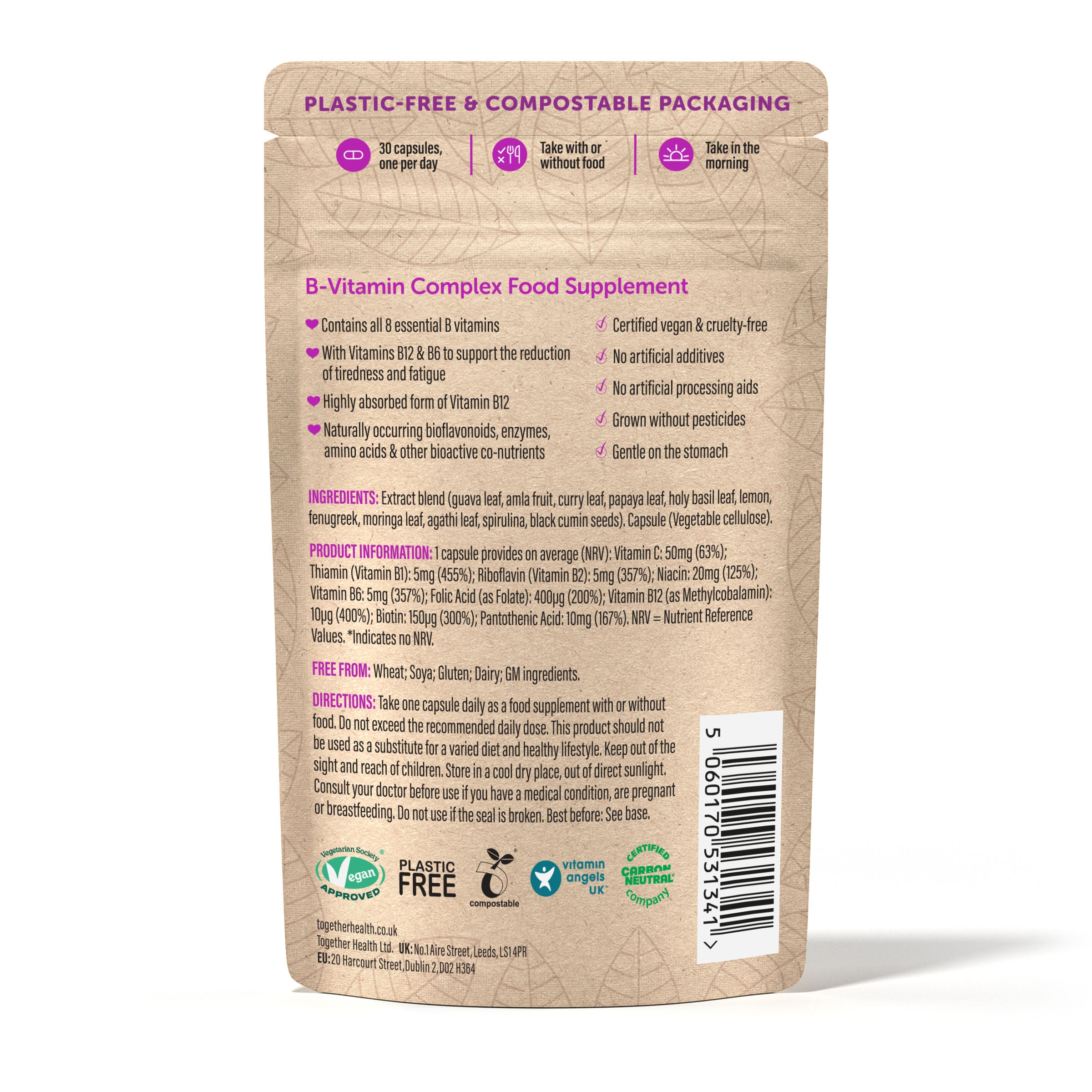 Together Health - Wholefood Vitamin B Complex 30s