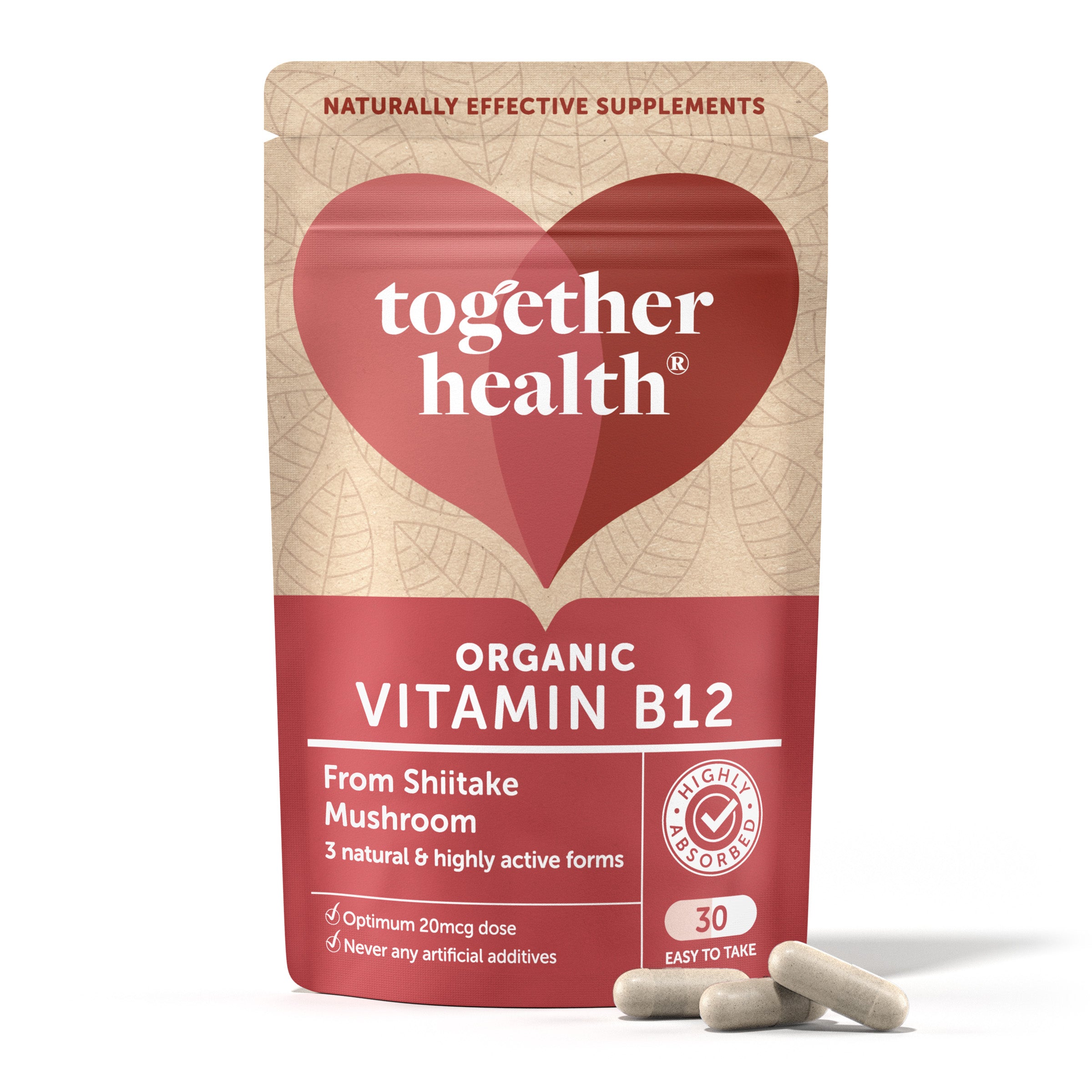Together Health - Wholefood Organic Vitamin B12 30s